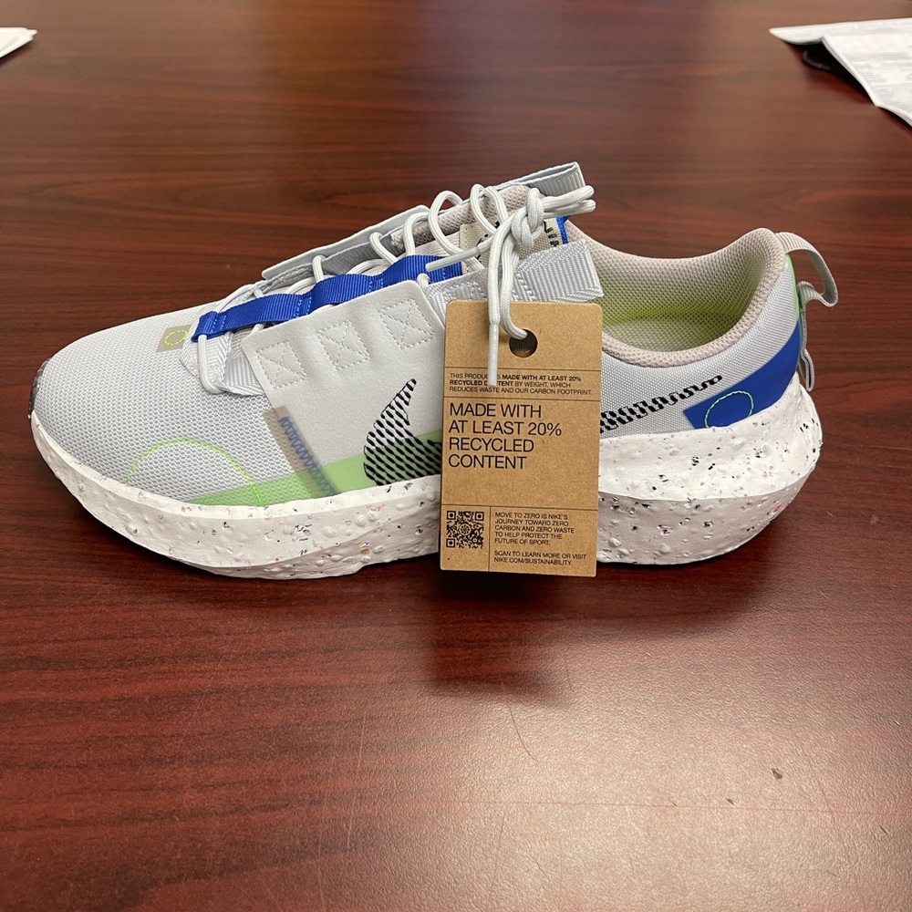 Nike Crater Impact “Grey Scream Green” NEW Size 13 - Picture 2 of 8